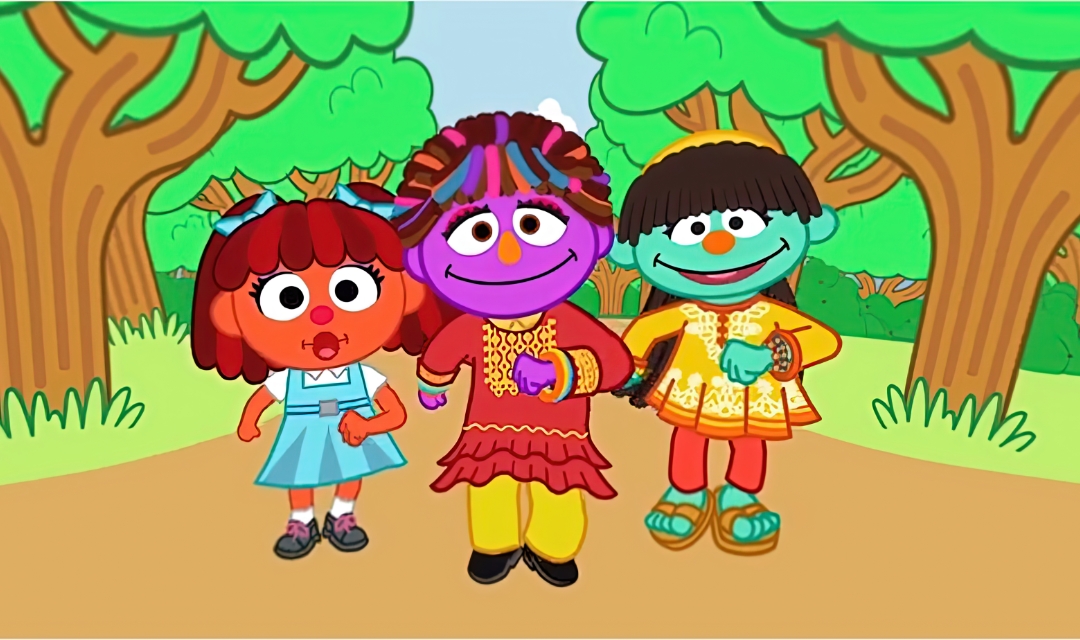 2D Illustrated Narrative Boardomatic Example for Sesame Street