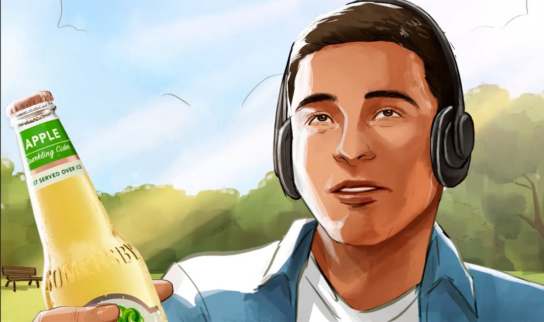 2D Illustrated Animatic Example for Somersby